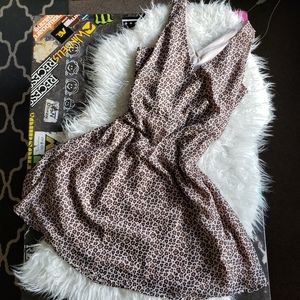Cheetah print dress
